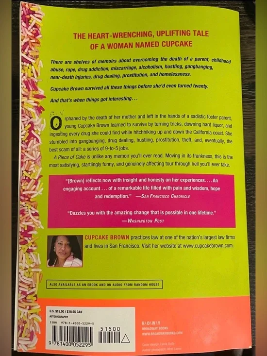 A Piece of Cake by Cupcake Brown - Bright Sprinkles Cover - Picture 2 of 2